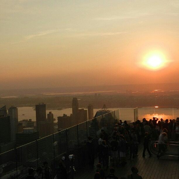 Sunset Photograph - #ny #nyc #newyork #usa #sun #sunset by Augusto Costa