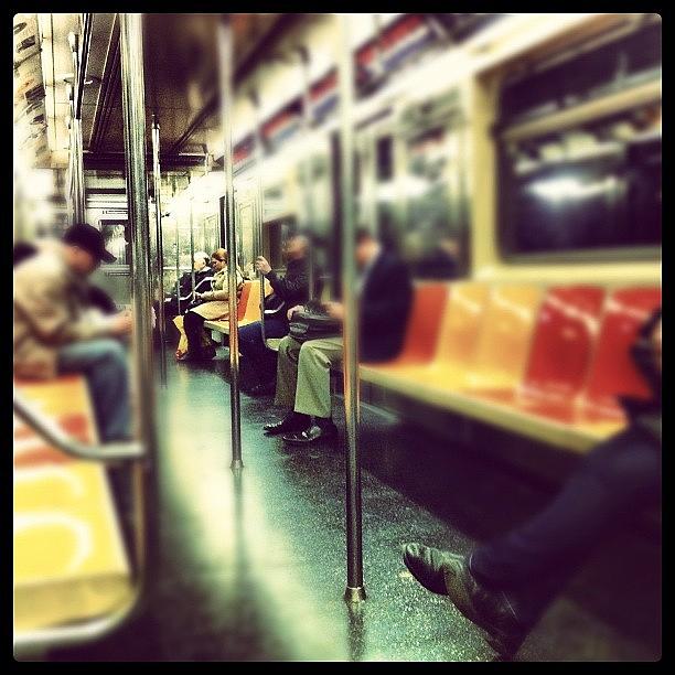 Train Photograph - NY Subway by Dan Taylor
