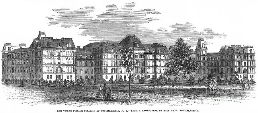 Ny: Vassar College, 1866 Photograph by Granger - Pixels