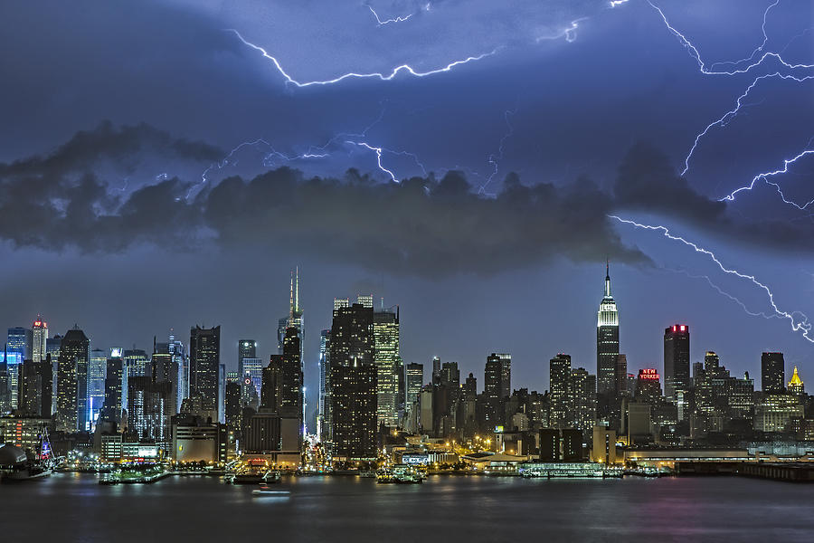 NYC All Charged Up Photograph by Susan Candelario