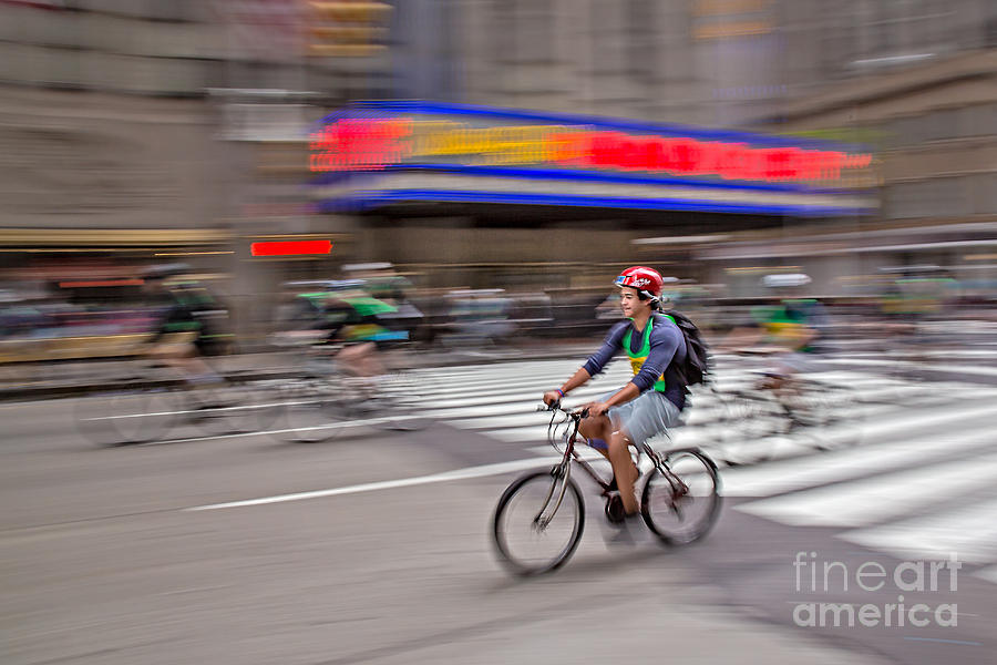 NYC Bike Tour Photograph by Susan Candelario