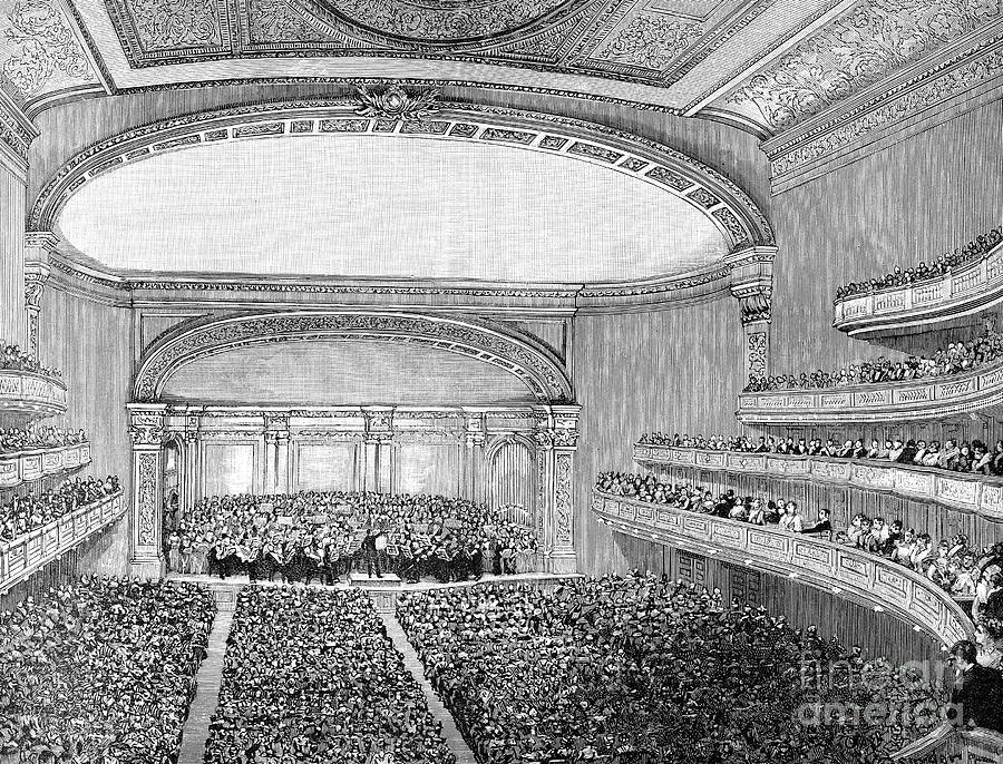 Nyc: Carnegie Hall, 1891 Photograph by Granger