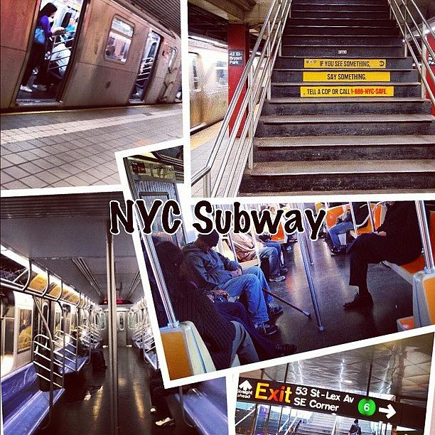 Train Photograph - #nyc #newyork #newyorkcity #subway by Roman Kruglov