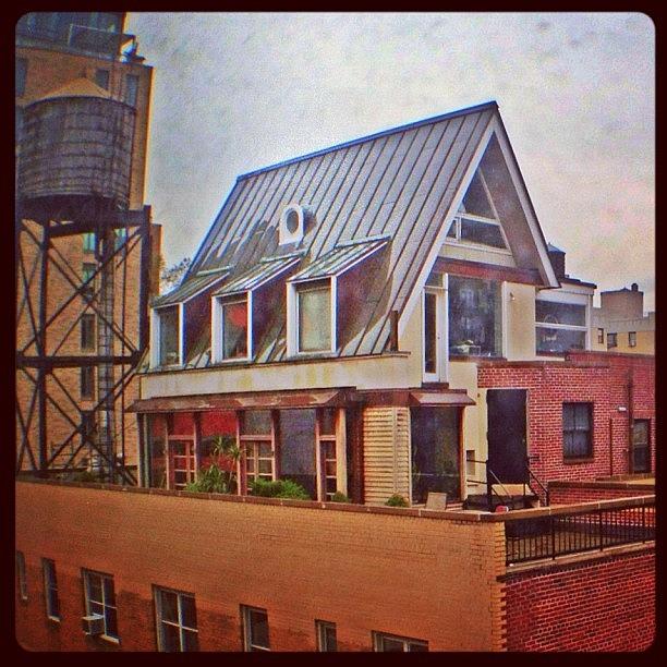 Architecture Photograph - #nyc #newyork #rooftop #architecture by Elizabeth Maldonado