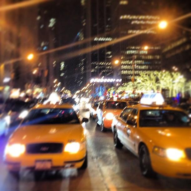 New York City Photograph - #nyc #newyork Yellow Cabs Are Go!!! by David Lynch
