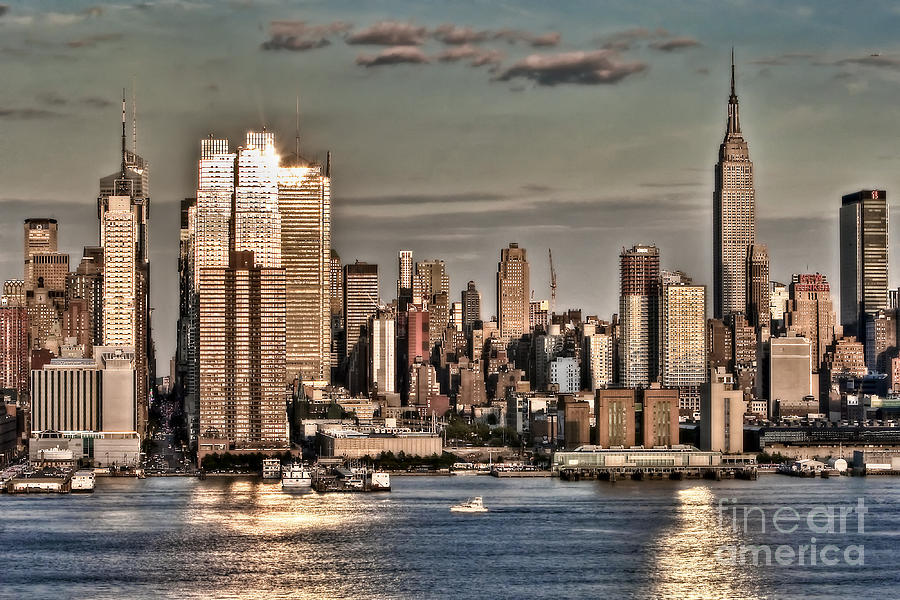 New York City Photograph - NYC Skyline by Susan Candelario