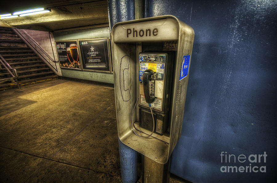 NYC Subway Phone Photograph by Yhun Suarez