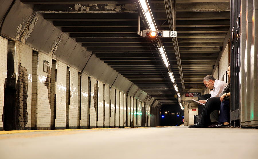 NYC Subway Photograph by Valentino Visentini