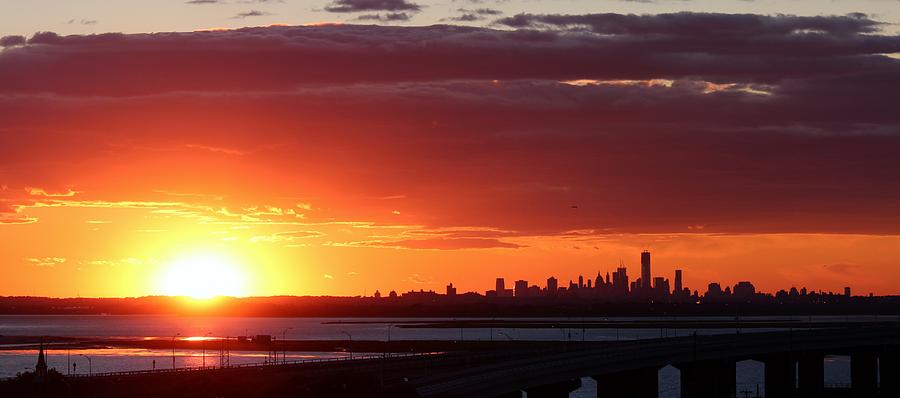 NYC Sunset Photograph by Rita Tortorelli