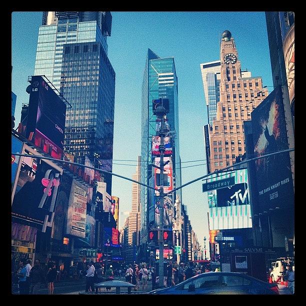 Broadway Photograph - #nyc #timessquare #midtown #broadway by Jennifer Silva