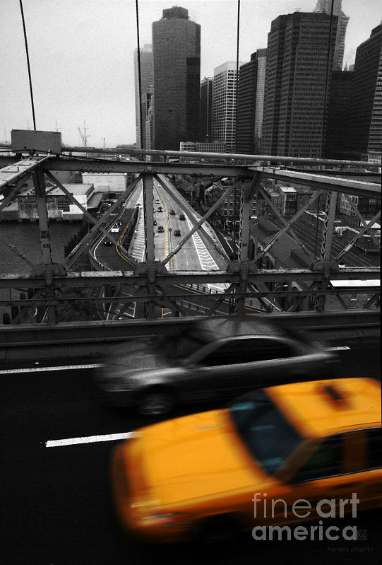 NYC Yellow Cab Photograph by Hannes Cmarits NYC Yellow Cab Photograph by Hannes Cmarits