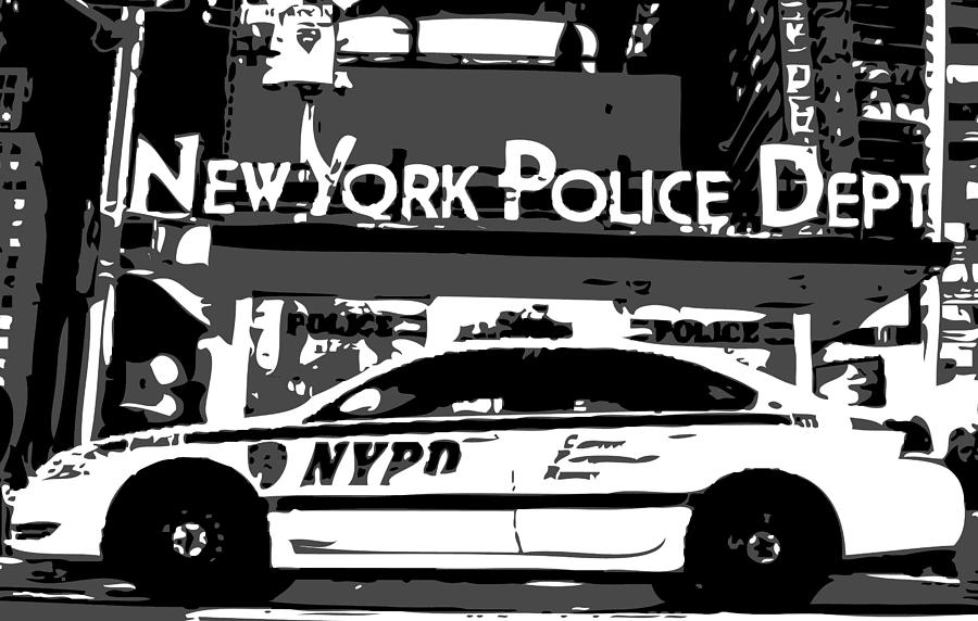 Nypd Bw3 Photograph by Scott Kelley