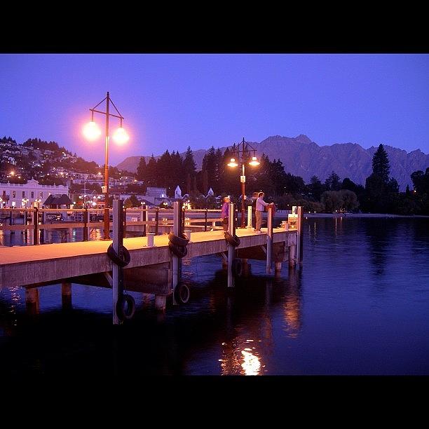 Beautiful Photograph - #nz #queenstown #lake #mountians by Ashley Grant