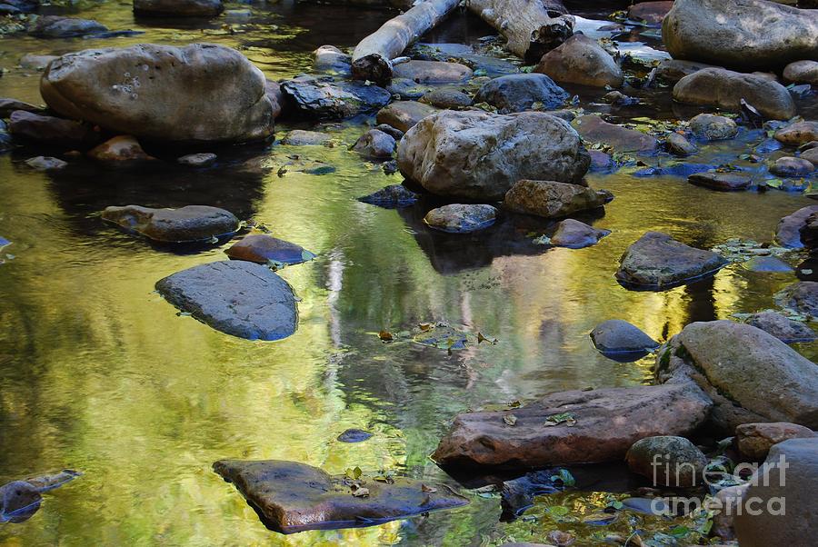 Reflection Photograph - Oak Creek Reflection by Tam Ryan