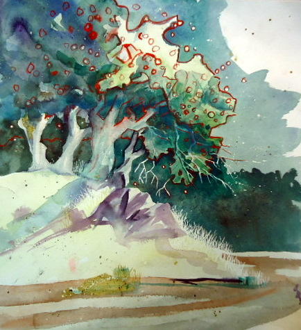 Oaks Painting by Steven Holder