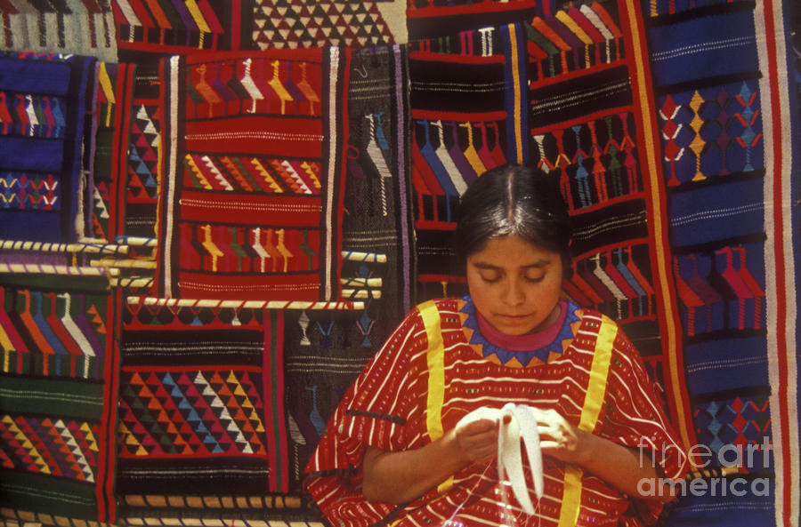 Oaxaca Weaver Photograph by John  Mitchell