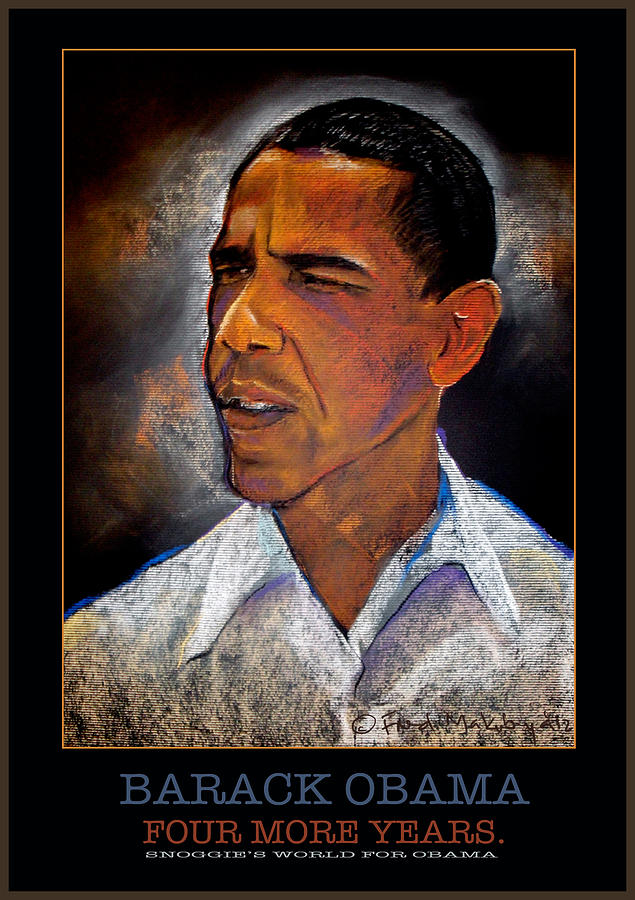 Obama Four more years Digital Art by Fred Makubuya