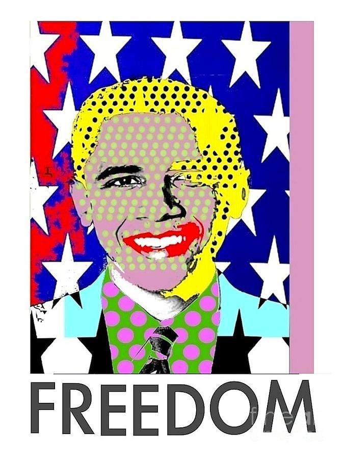 Obama Digital Art by Ricky Sencion