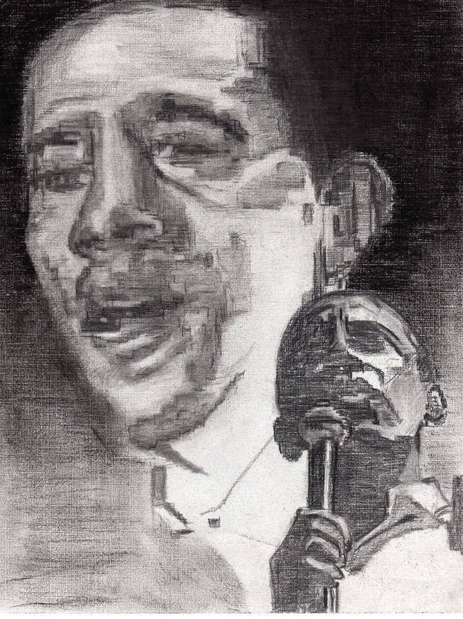 President Drawing - Obamas Hope by Mary Watson