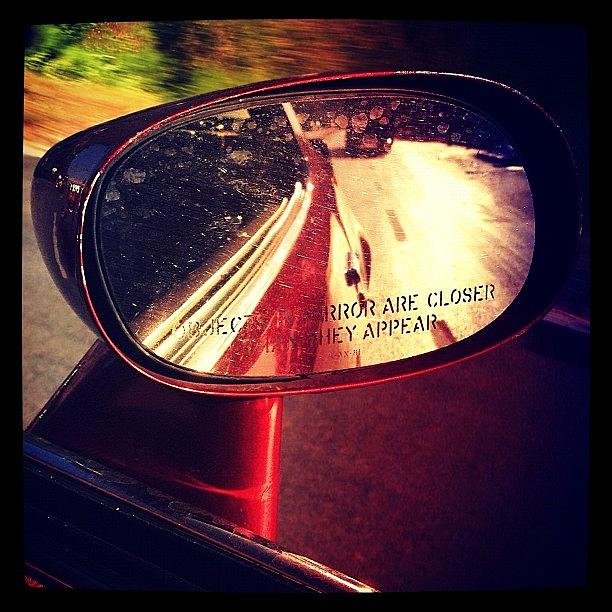 Car Photograph - Objects In Mirror Are Closer Than They by Arda Ates
