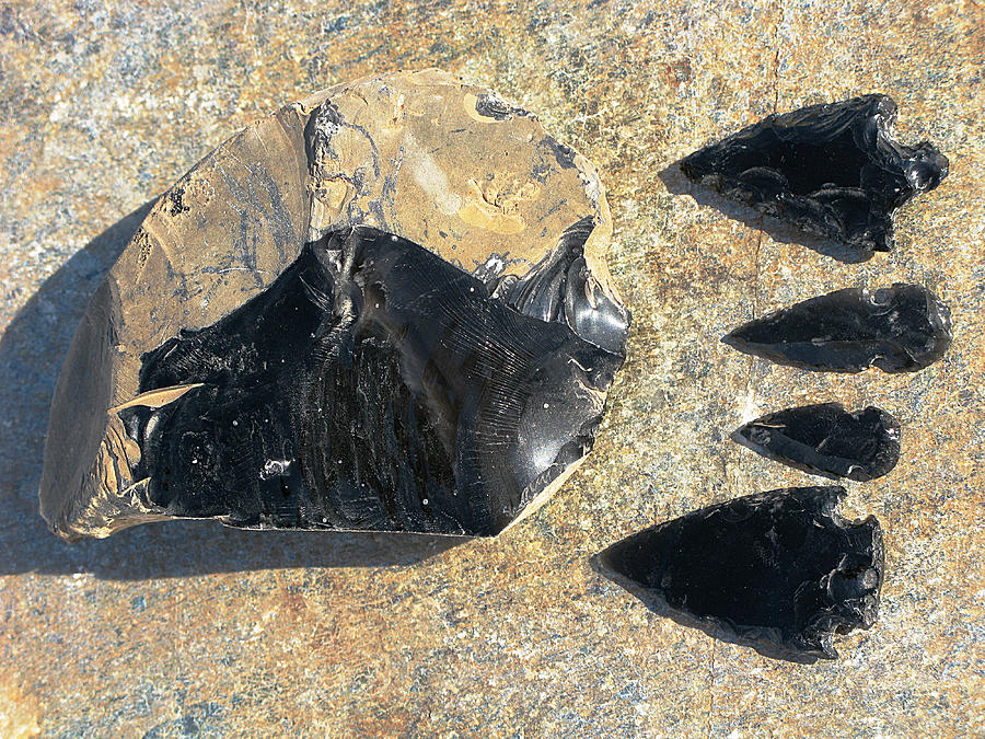 Obsidian Photograph - Obsidian by Andonis Katanos