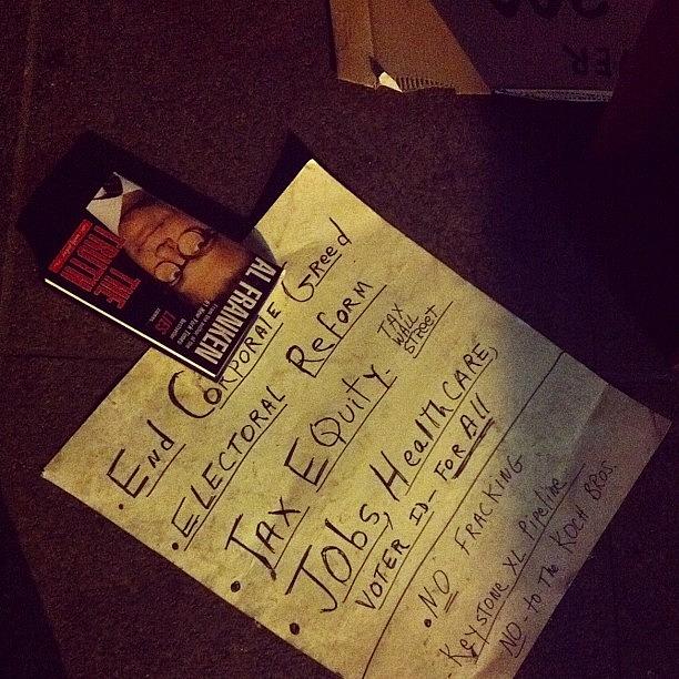Al Franken Photograph - Occupy Wall Street by Kristenelle Coronado