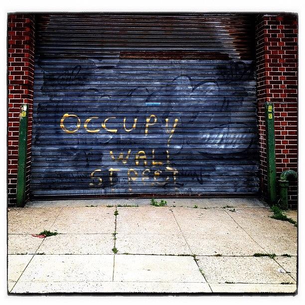 Graffiti Photograph - Occupy Wall Street by Natasha Marco