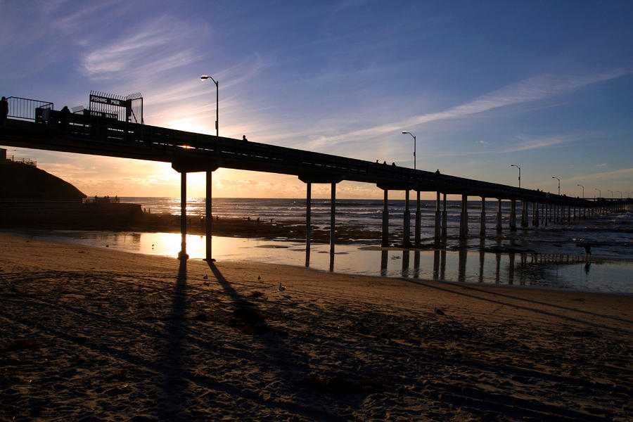 Ocean Beach Sunset Photograph by Steve Parr