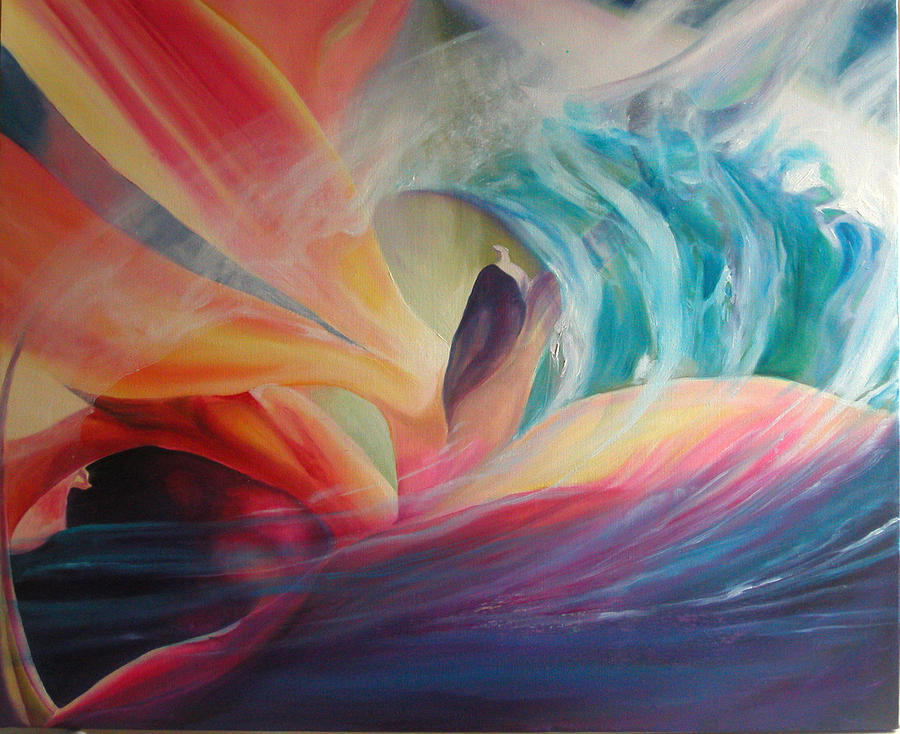 Abstract Painting - Ocean Paradise by Karen Hurst