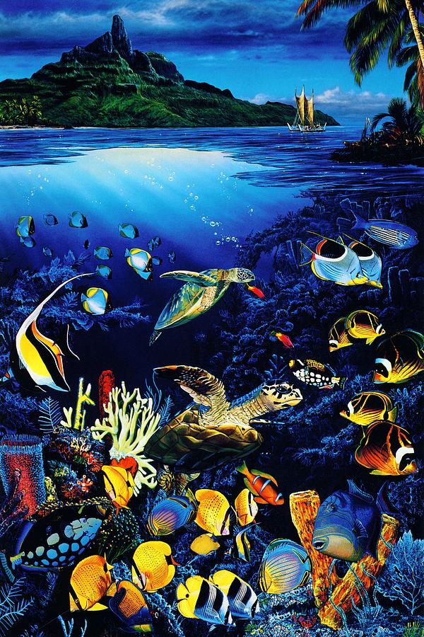 Fish Digital Art - Ocean Wonderworld 1 by En