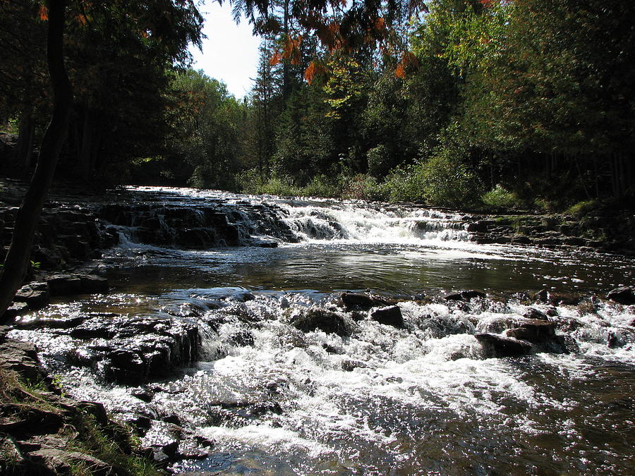 Ocqueoc Falls Photograph by Keith Stokes Ocqueoc Falls Photograph by Keith Stokes