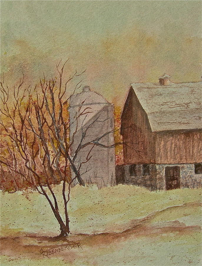 October Past Painting by Carolyn Rosenberger