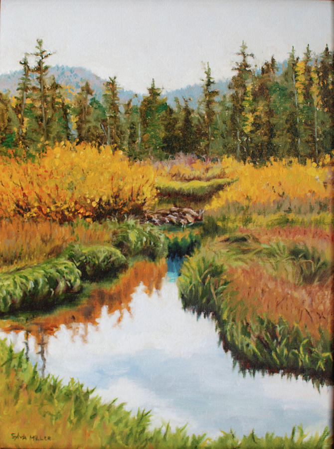 October Splendor Painting by Sylvia Miller