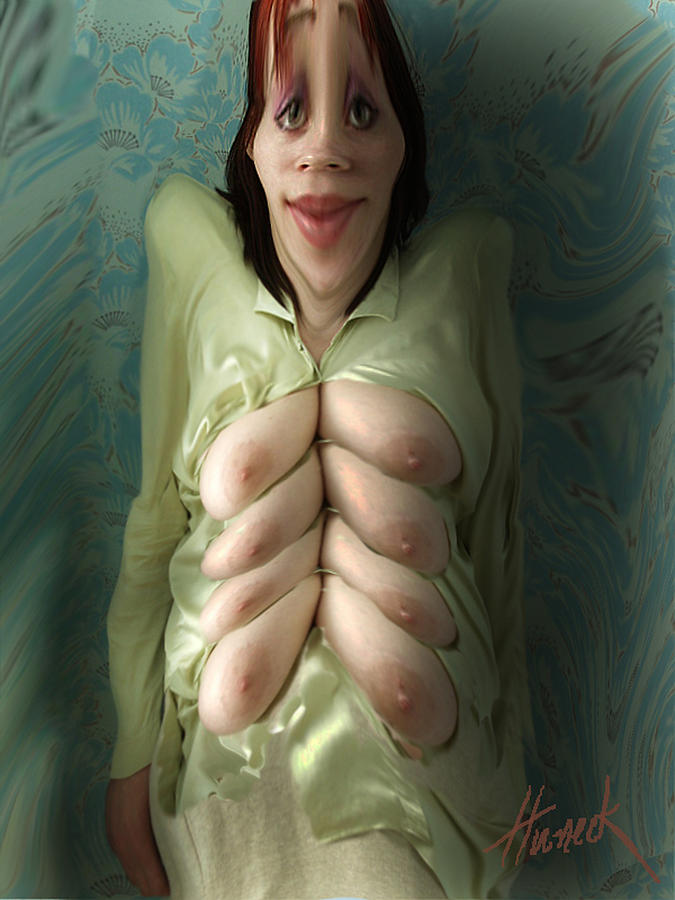 Erotic Humor Digital Art - Octomom by John Huneck