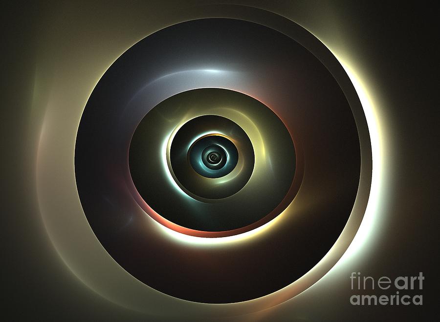 Abstract Digital Art - Ocular Lens by Kim Sy Ok
