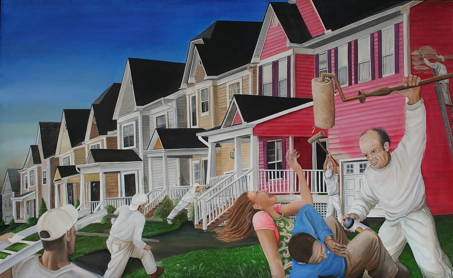 Allegory Painting - Offensive Colors by Kathryn McGaugh