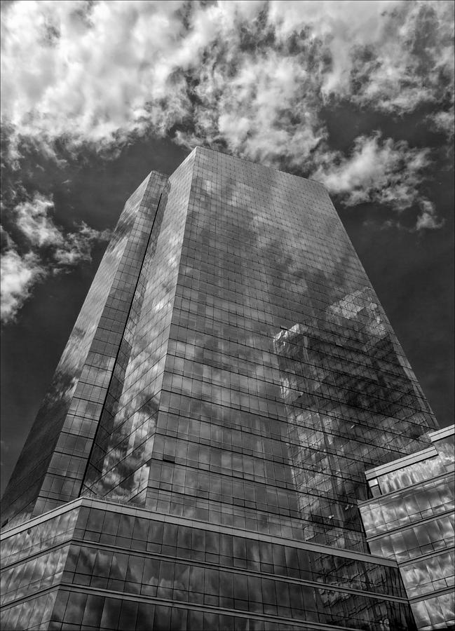 Office Buildings and Clouds White Plains NY 3 Photograph by Robert Ullmann