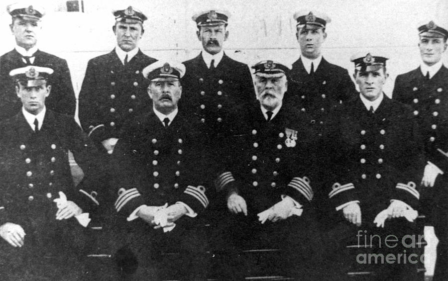 Officers Of The Titanic, 1912 Photograph by Granger