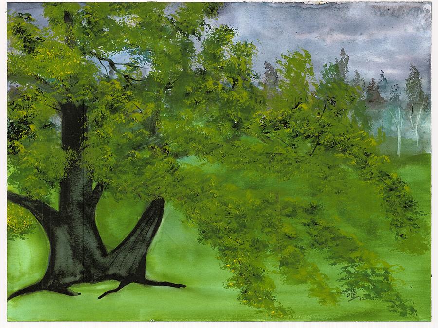 Oglebay Pine 2A Painting by David Bartsch