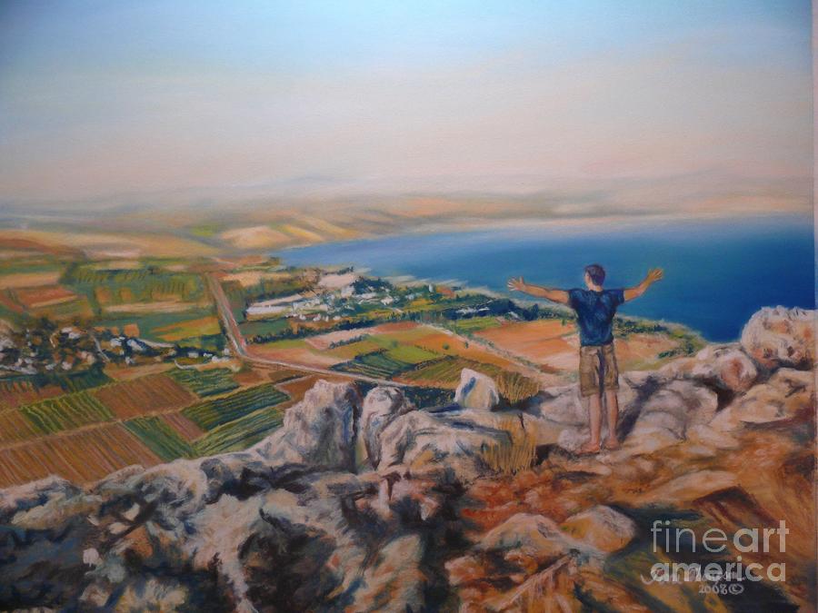 Farm Painting - Oh Isreal by Terri Thompson