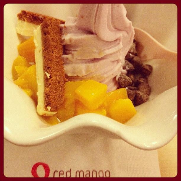 Mango Photograph - Oh So Yummy Dessert From #redmango by Ica Mercado 💋