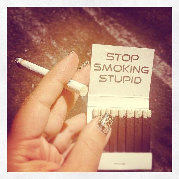 Smoking Photograph - Oh The Irony by Cori Vallembois