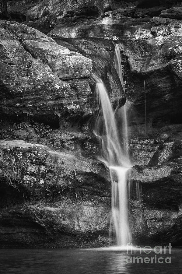 Ohio Waterfall Photograph by David Waldrop