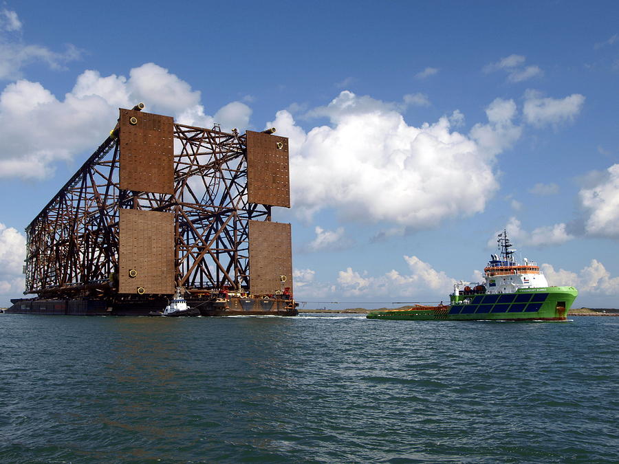 Oil Platform II Photograph by James Granberry