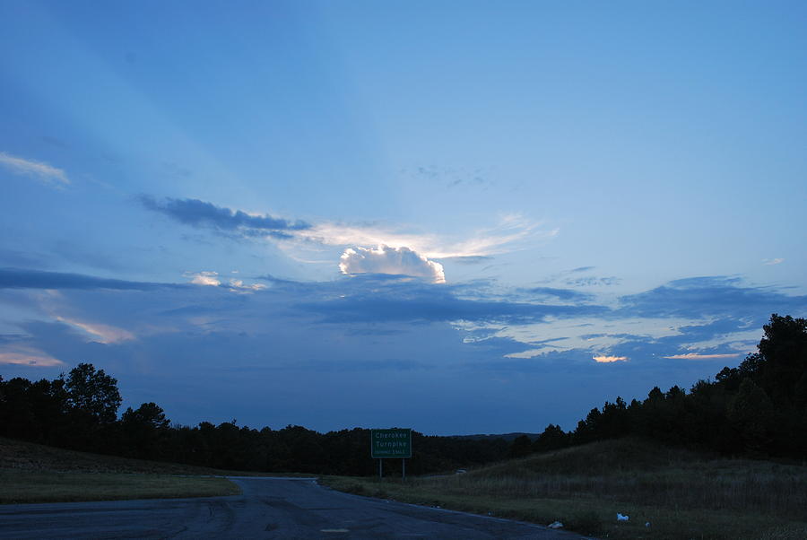 Landscape Photograph - Oklahoma Sunset by Michele Carter