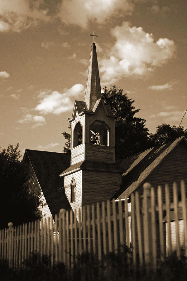 Ol Church on the HIll Photograph by Randall Cogle