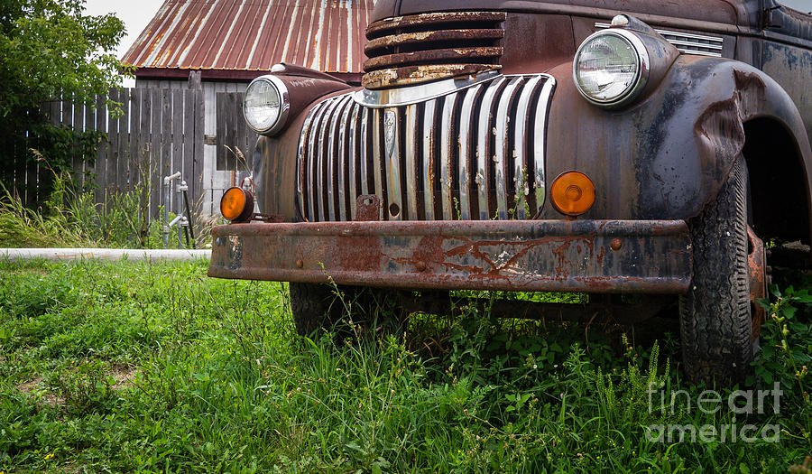 Old Abandoned Pickup Truck Photograph by Edward Fielding