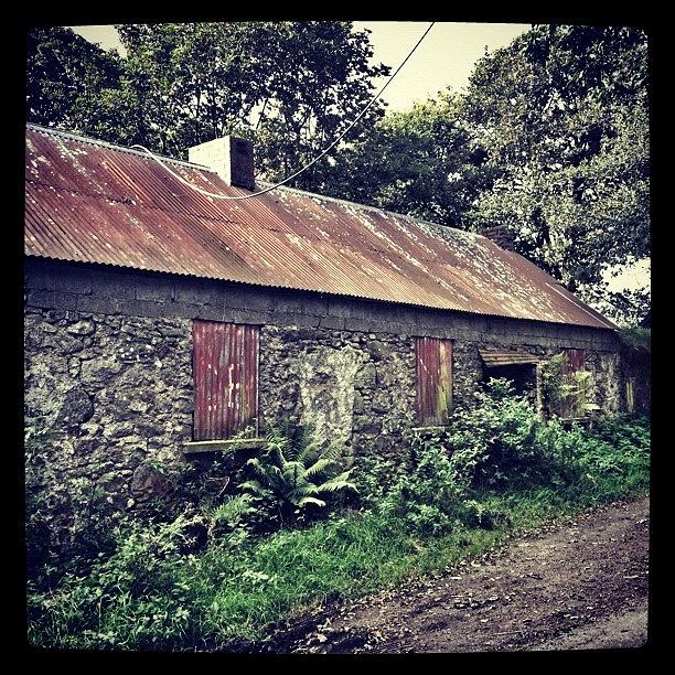 Irish Photograph - #old #abandoned #ruins #irish #iphone by Noel Gormley