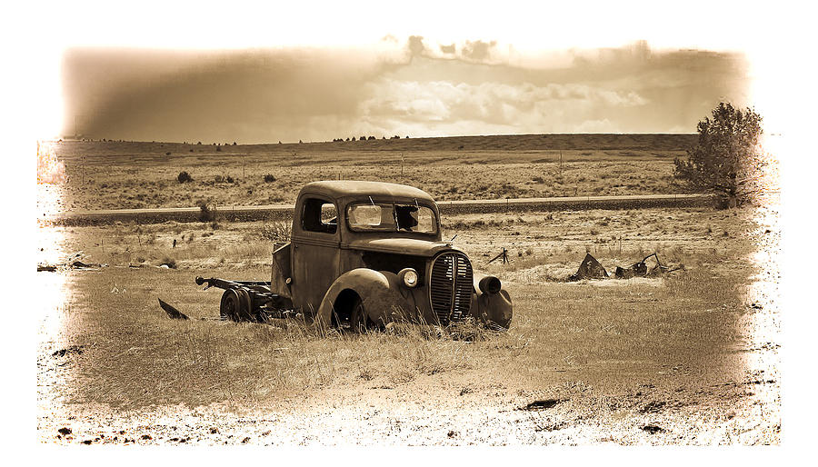 Old Abanoded Truck Fade Photograph by Steve McKinzie