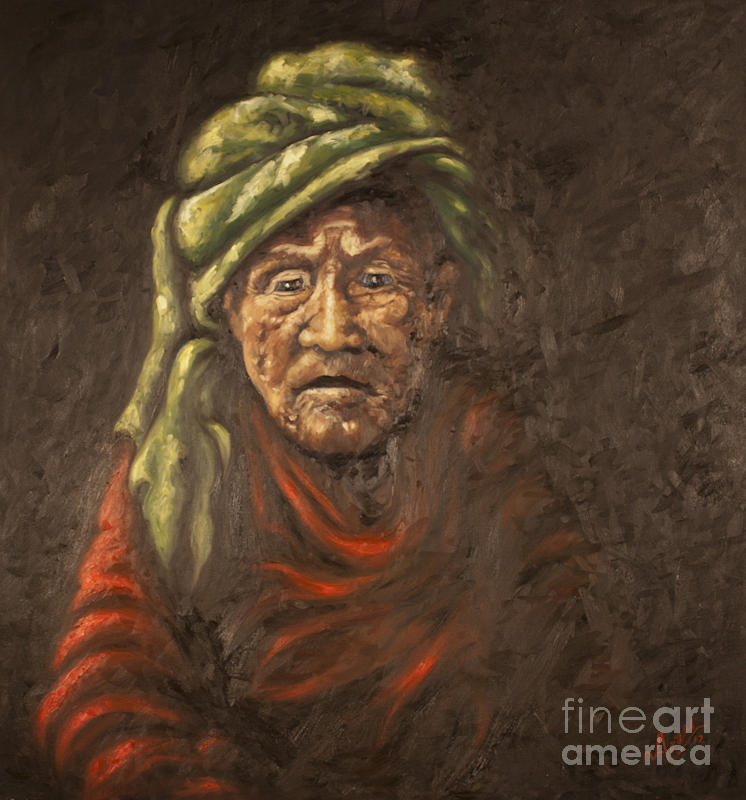 Old age Painting by Arzu Yontar - Fine Art America